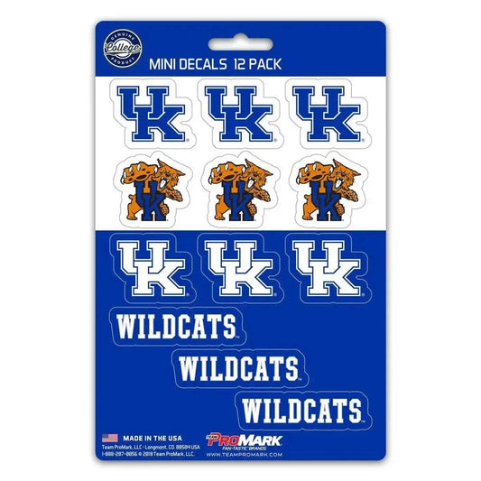  Kentucky Wildcats Decal Set Mini 12 Pack Vinyl UV Resistant -  ToylandEU™