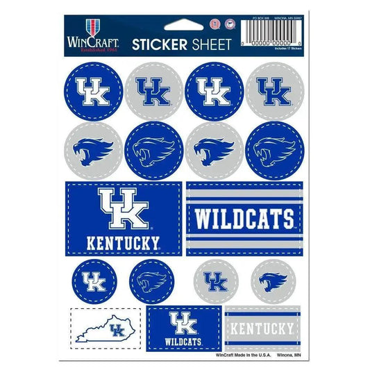  Kentucky Wildcats Decal Sheet 5x7 Vinyl Sticker Pack -  ToylandEU™