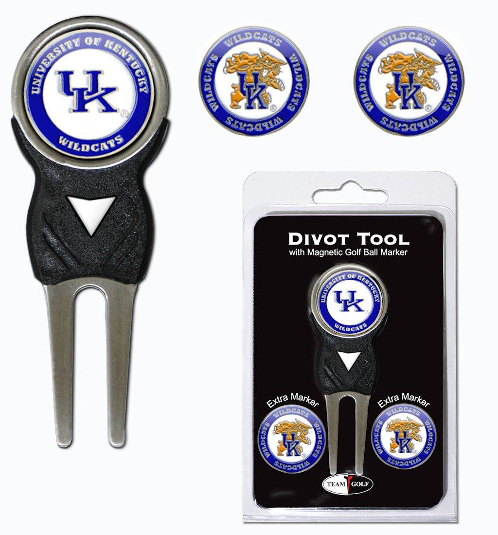 Kentucky Wildcats Golf Divot Tool With 3 Magnetic Markers - ToylandEU