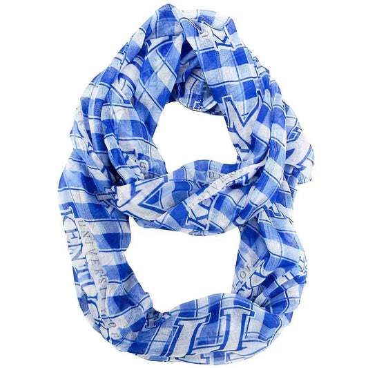  Kentucky Wildcats Infinity Scarf Plaid Print Lightweight -  ToylandEU™