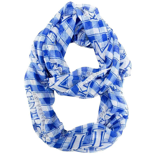  Kentucky Wildcats Infinity Scarf Plaid Print Lightweight -  ToylandEU™