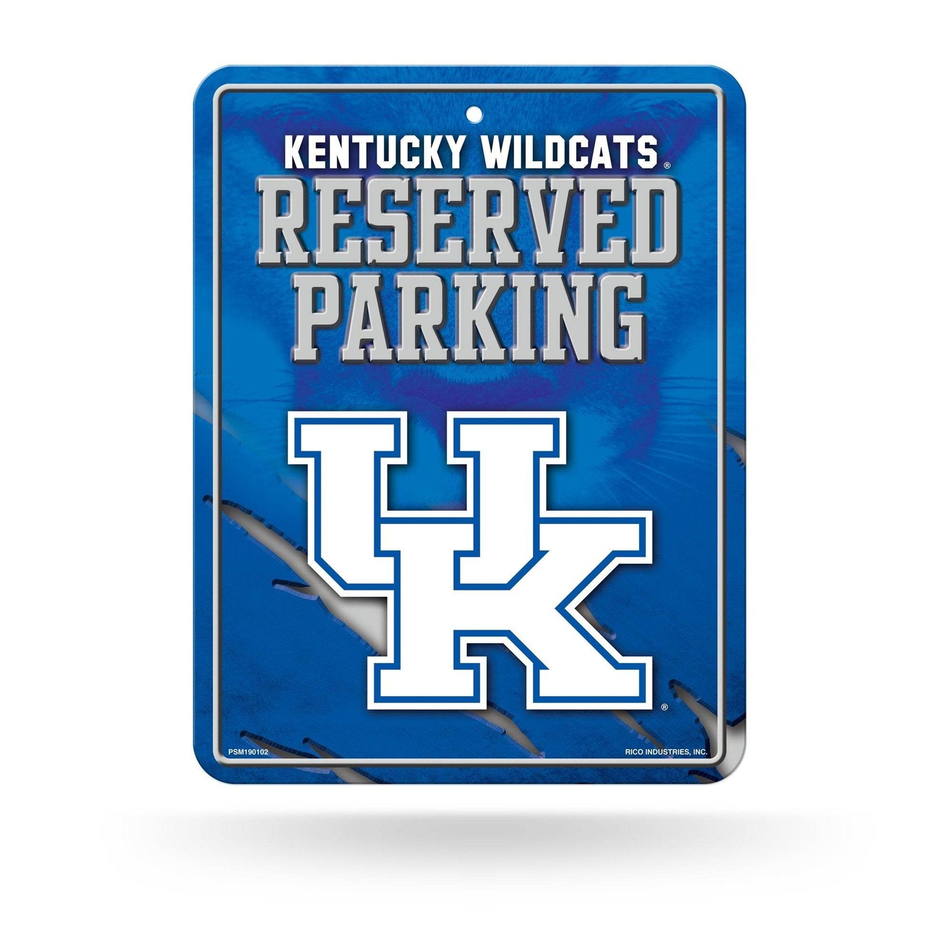 Kentucky Wildcats Metal Parking Sign Special Order 8x11 - ToylandEU