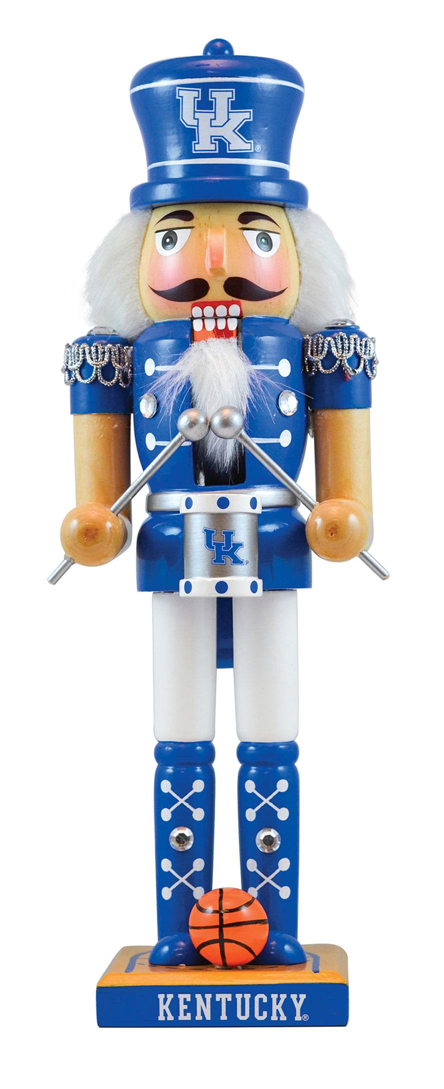 Kentucky Wildcats Nutcracker Handcrafted Team Pride Decor - ToylandEU