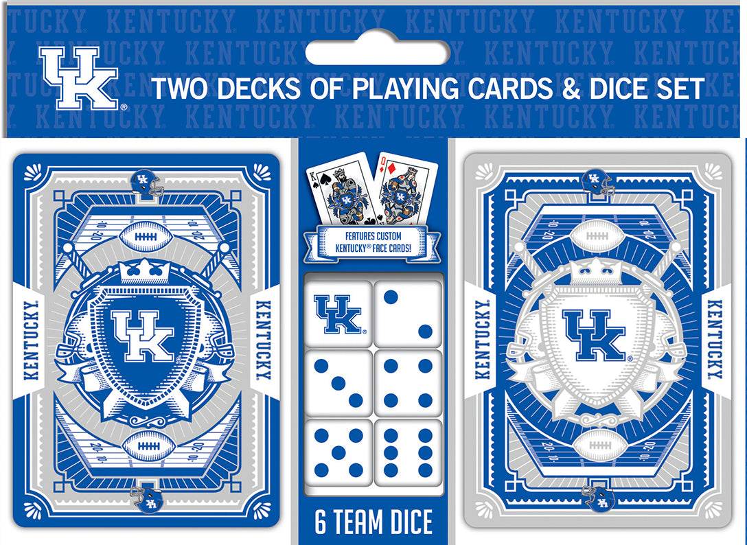 Kentucky Wildcats Playing Cards And Dice Set Deluxe Edition - ToylandEU