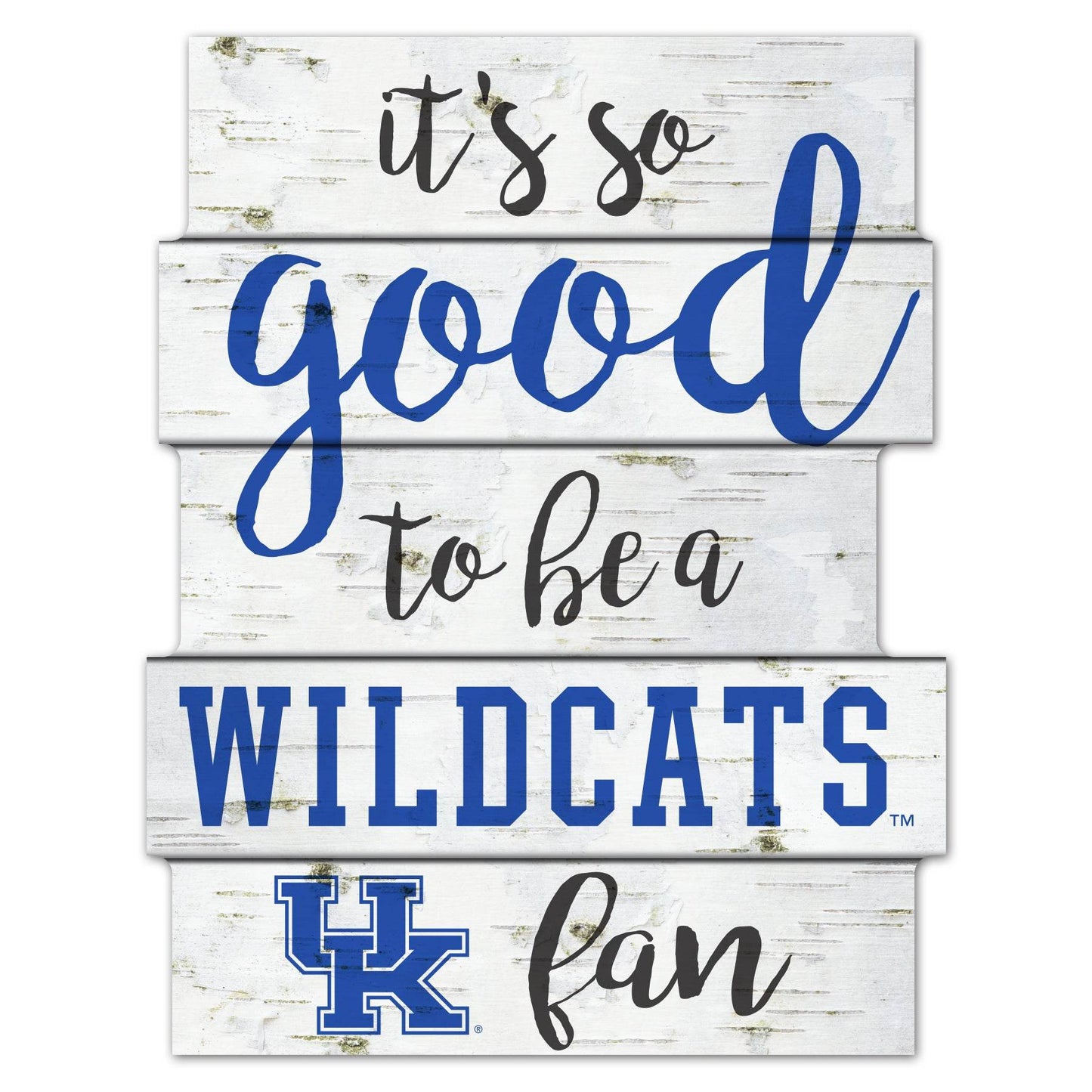 Kentucky Wildcats Sign 11x14 Wood Good To Be A True Fan - ToylandEU