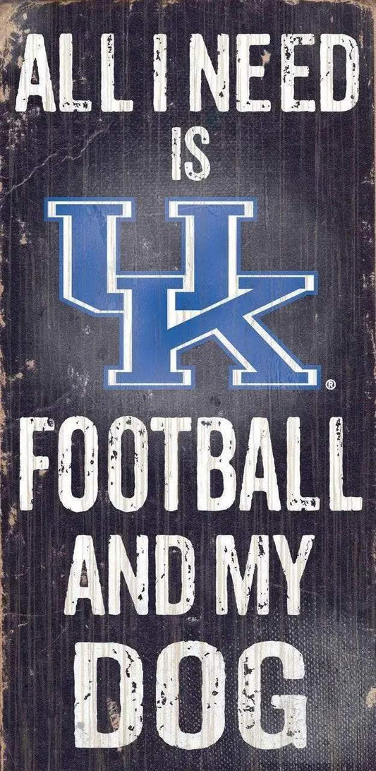  Kentucky Wildcats Wood Sign Football and Dog 6x12 Rope -  ToylandEU™