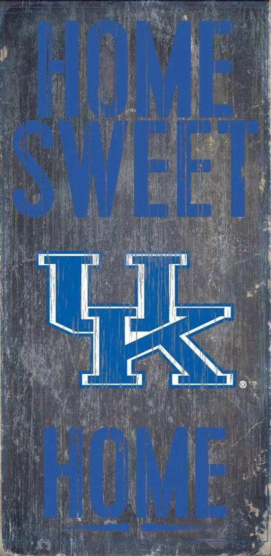  Kentucky Wildcats Wood Sign Home Sweet Home 12x6 Inch -  ToylandEU™