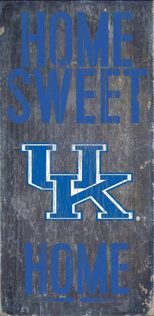  Kentucky Wildcats Wood Sign Home Sweet Home 12x6 Inch -  ToylandEU™