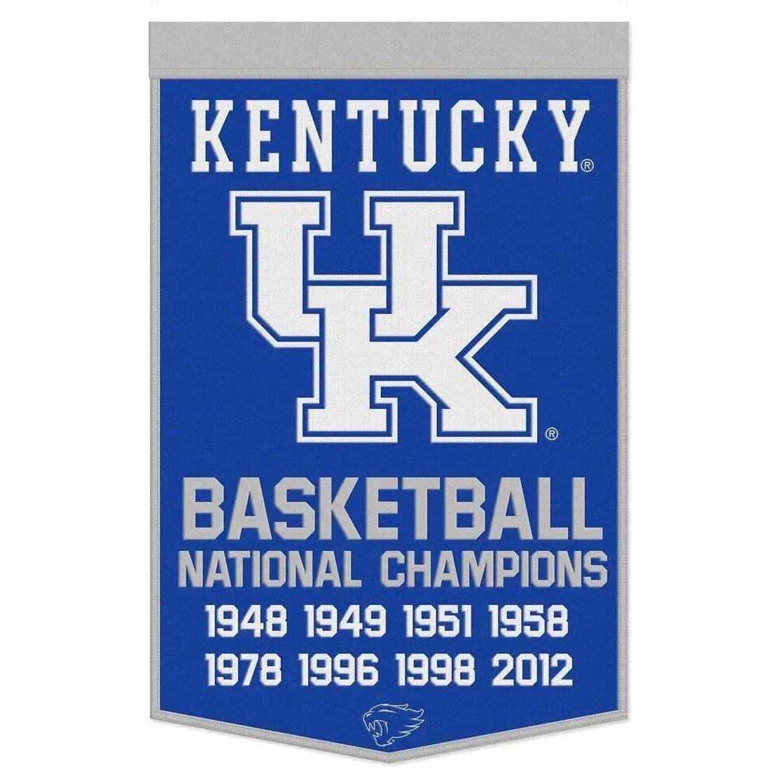  Kentucky Wildcats Wool Banner 24x38 Dynasty Championship -  ToylandEU™