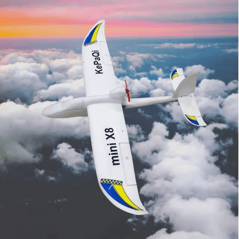 Kepakqi X8 Rc Plane | 6 Channel EPO Foam Glider | Toylandeu