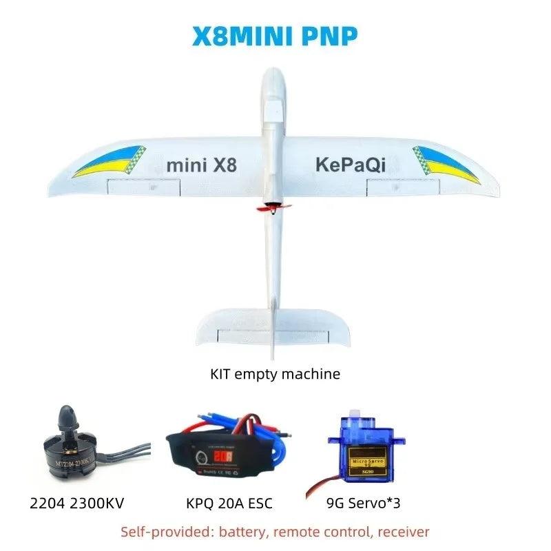 Kepakqi X8 Rc Plane | 6 Channel EPO Foam Glider | Toylandeu
