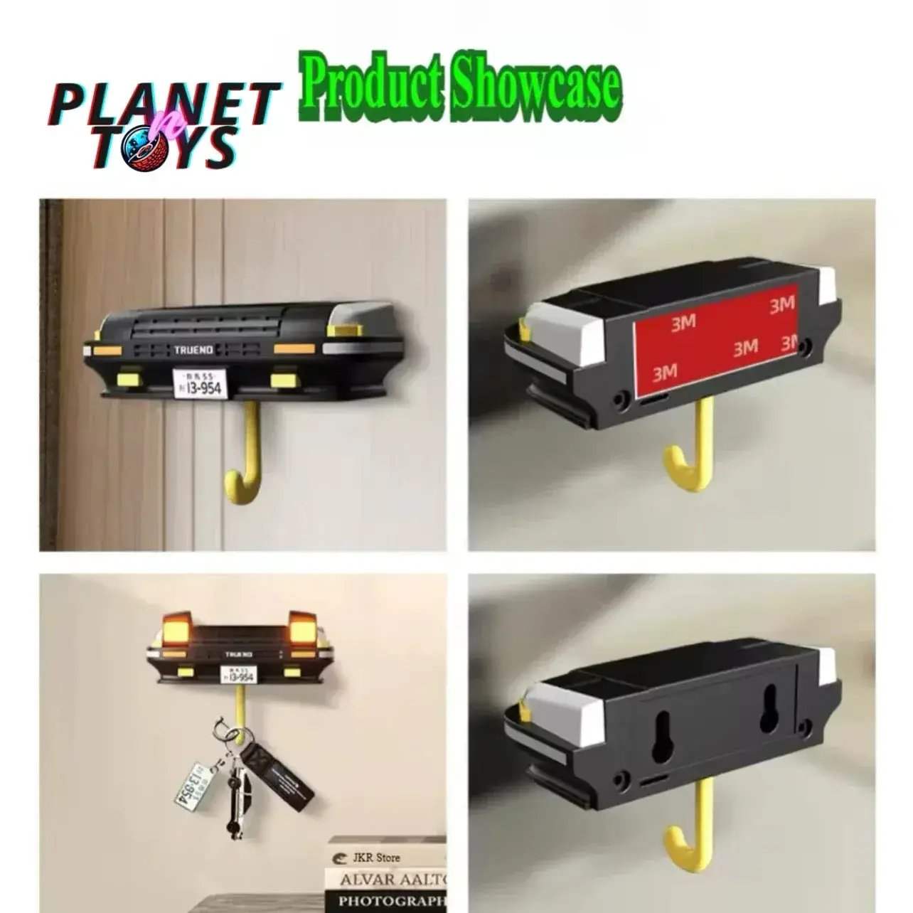 Durable Key Holder With Initial D Toyota AE86 Keychain - ToylandEU
