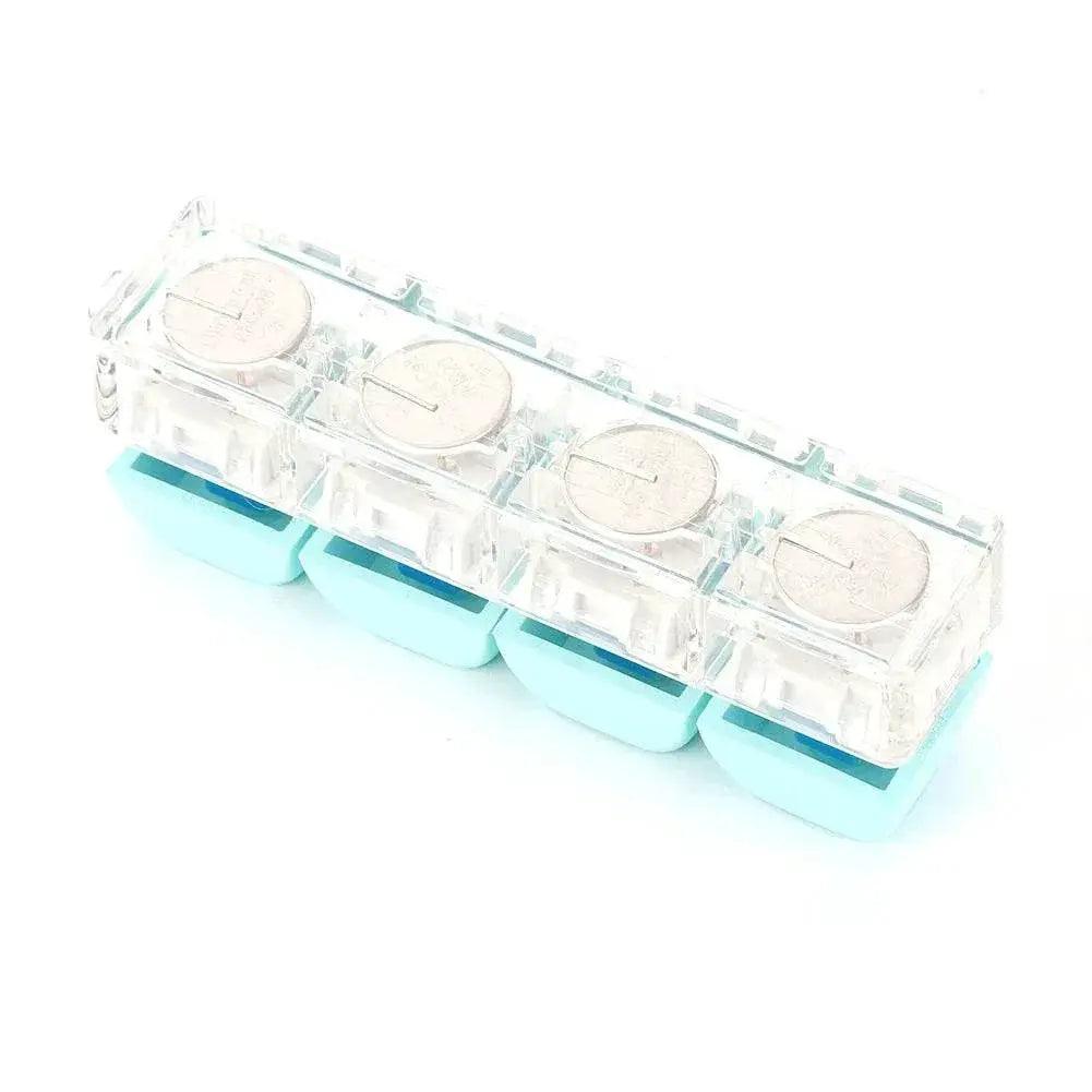  Keyboard Fidget Keychain 4 Keys LED Light Stress Relief Toy -  ToylandEU™