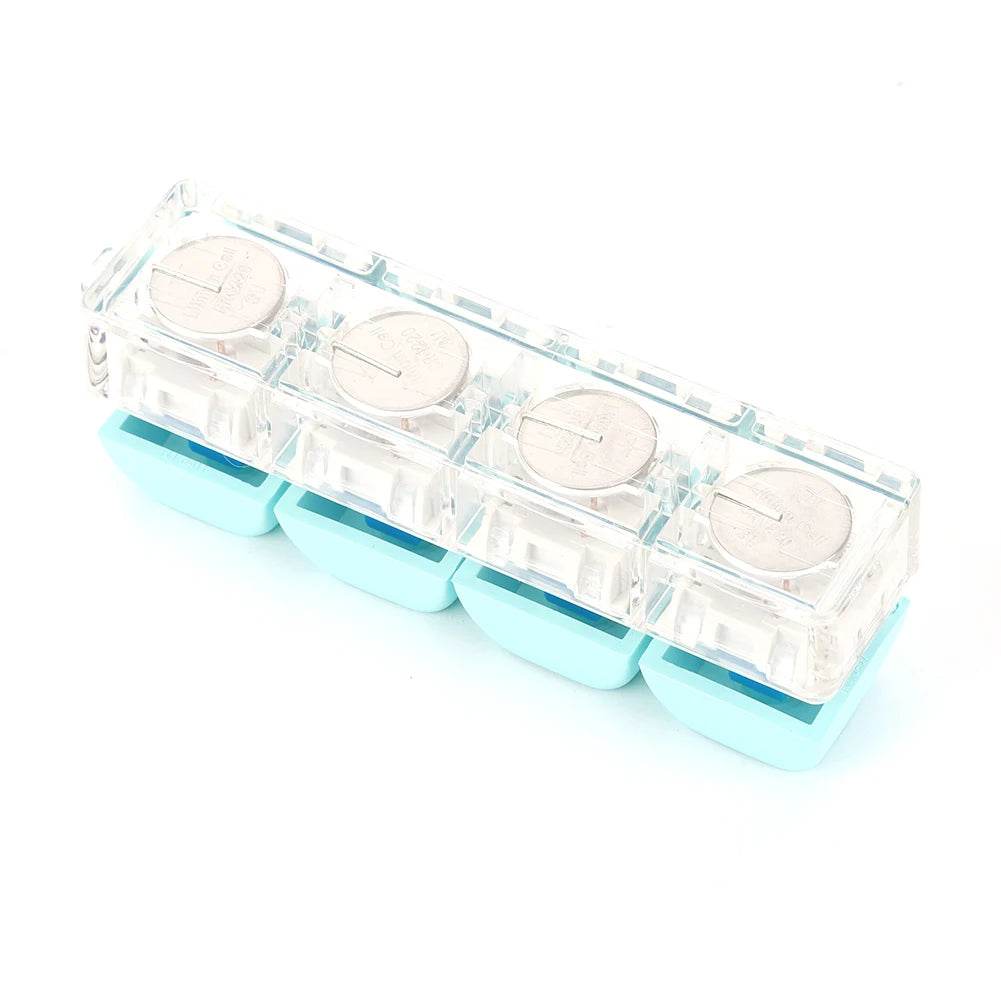 Keyboard Fidget Keychain 4 Keys LED Light Stress Relief Toy - ToylandEU