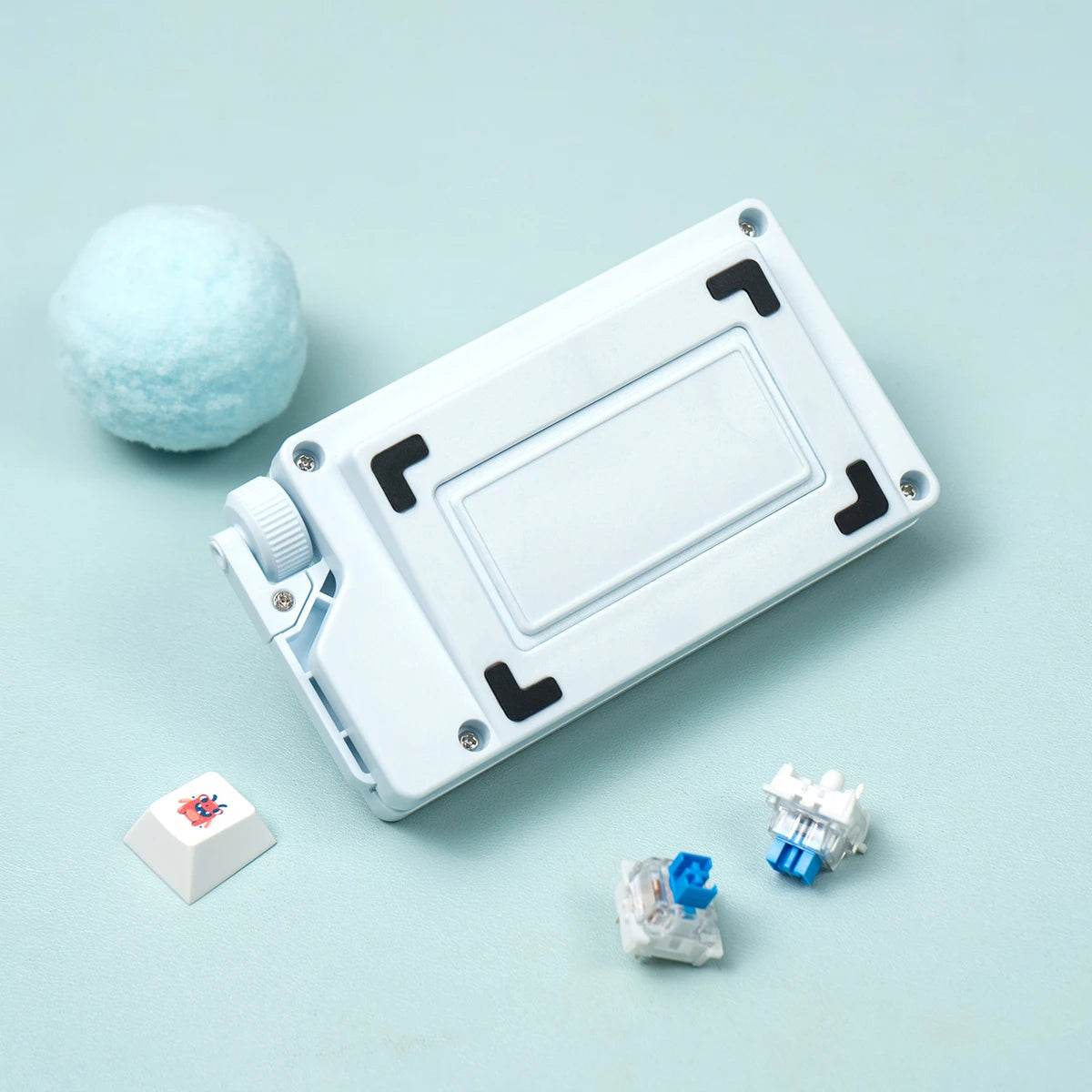 Keyboard Key Toy Finger Keyboard Keychain Fidget Clicker Toy Mechanical Keyboard Switch Keycaps Toys for Adults - ToylandEU