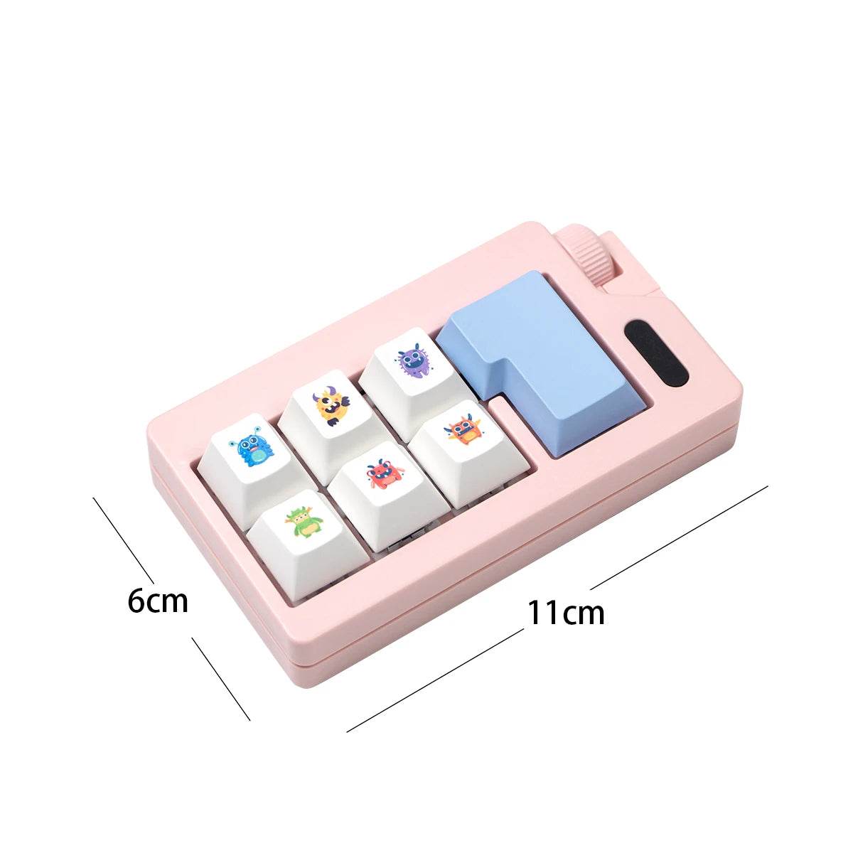 Keyboard Key Toy Finger Keyboard Keychain Fidget Clicker Toy Mechanical Keyboard Switch Keycaps Toys for Adults - ToylandEU