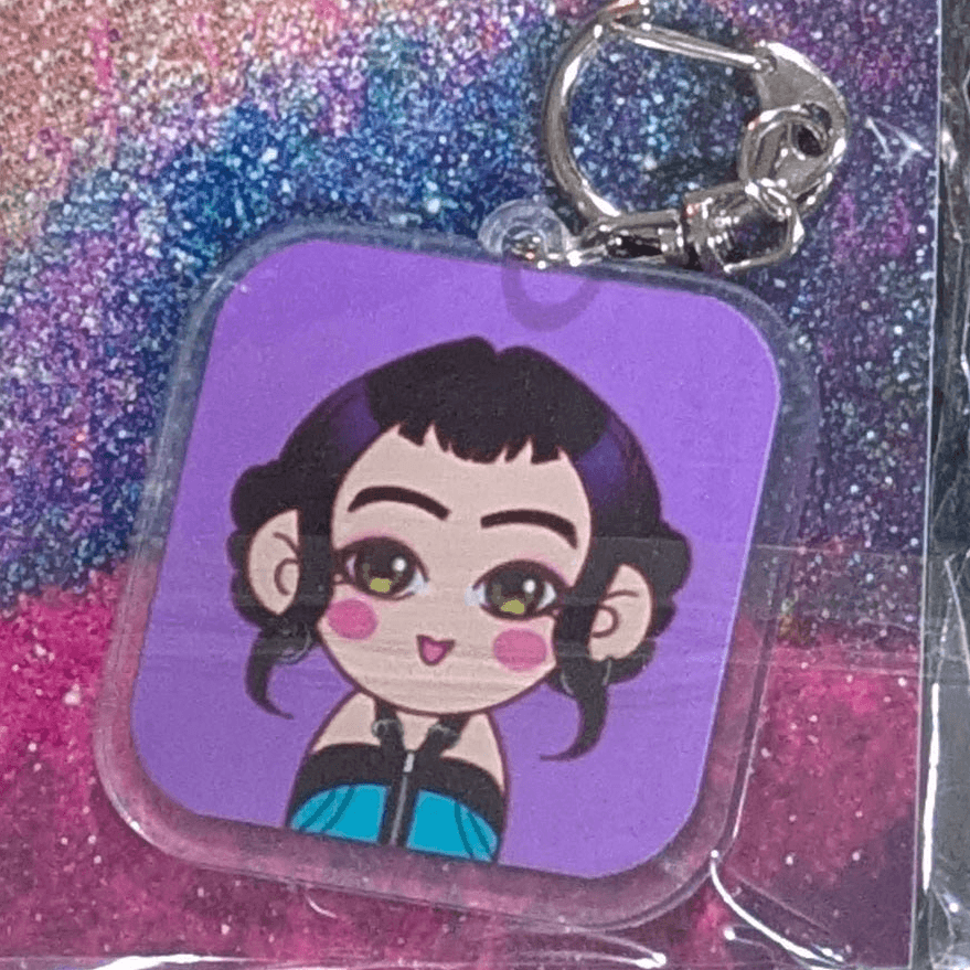 Keychain Demon Hunters Chibi Pastel Frame | Toylandeu™