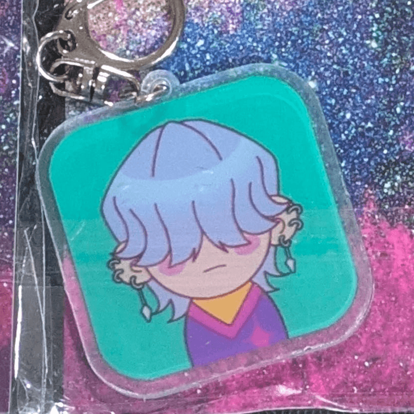 Keychain Demon Hunters Chibi Pastel Frame | Toylandeu™
