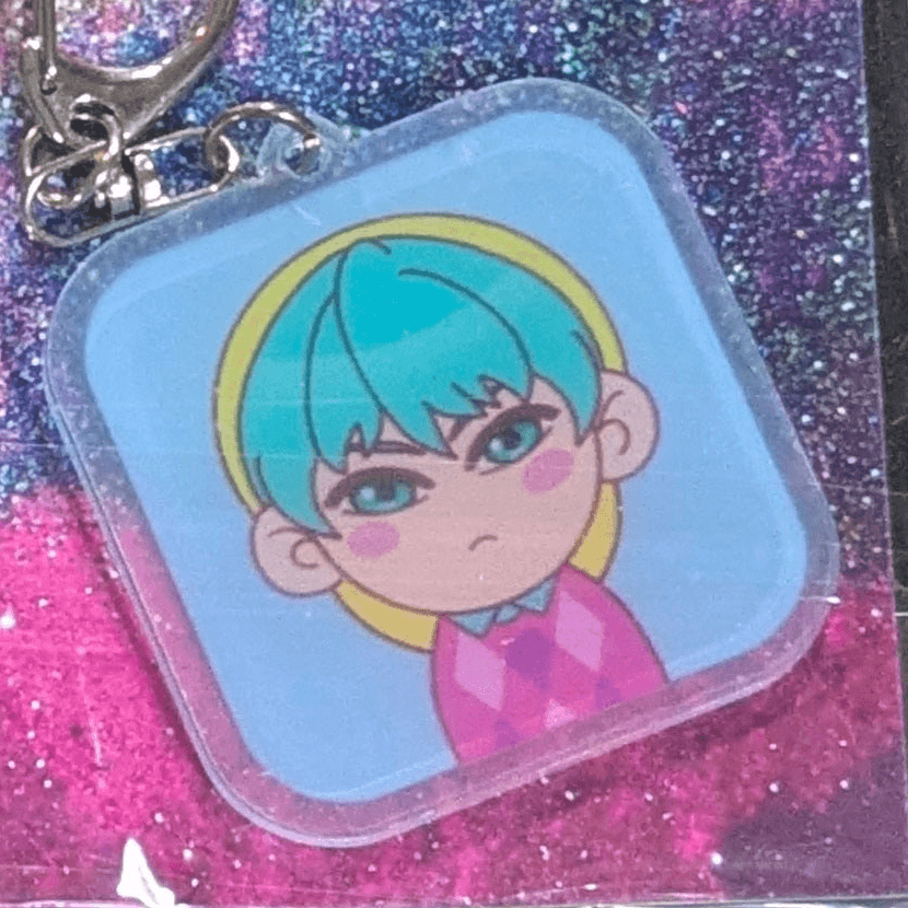Keychain Demon Hunters Chibi Pastel Frame | Toylandeu™