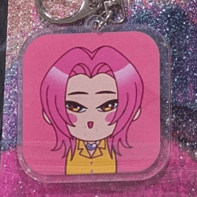 Keychain Demon Hunters Chibi Pastel Frame | Toylandeu™