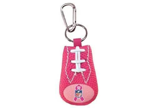  NFL Breast Cancer Awareness Keychain Football Ribbon Pink -  ToylandEU™