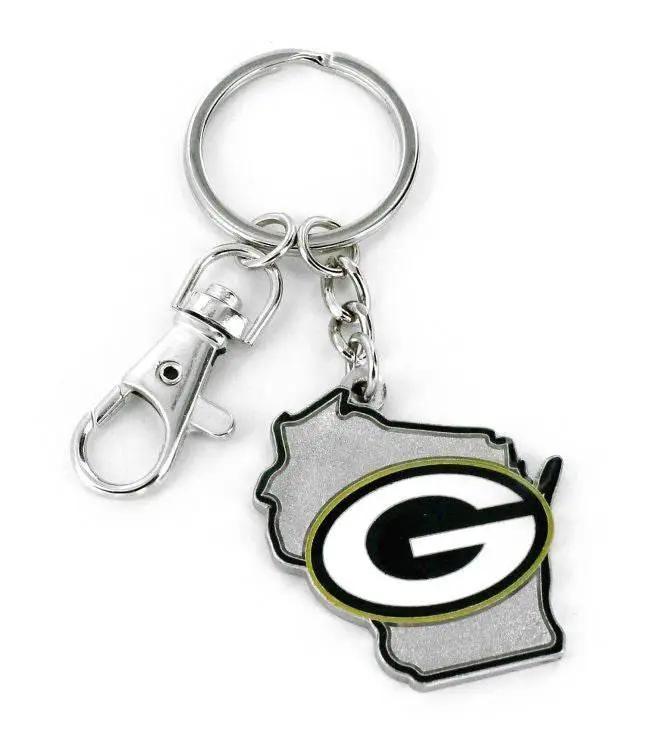  Green Bay Packers State Outline Heavyweight Keychain -  ToylandEU™