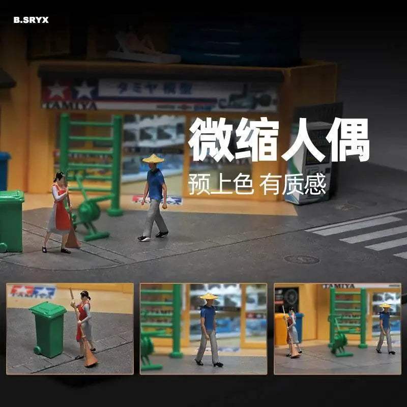Kicarmod 1/64 Model Car Street Cleaner Figurine Collectible - ToylandEU
