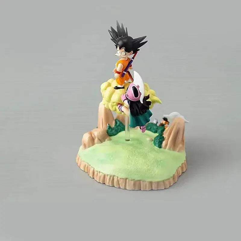 Kid Goku and Chichi Anime Figures, Dragon Ball Z Action Figurines 9 CM - ToylandEU