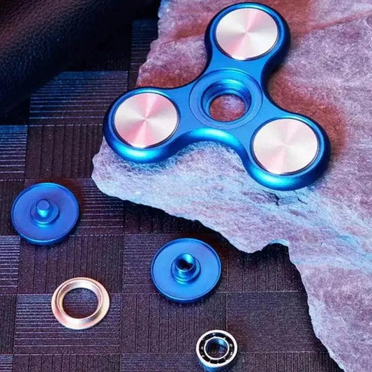  Kid Metal Spinner Three-leaf Gyro Toy EDC for Autism ADHD -  ToylandEU™