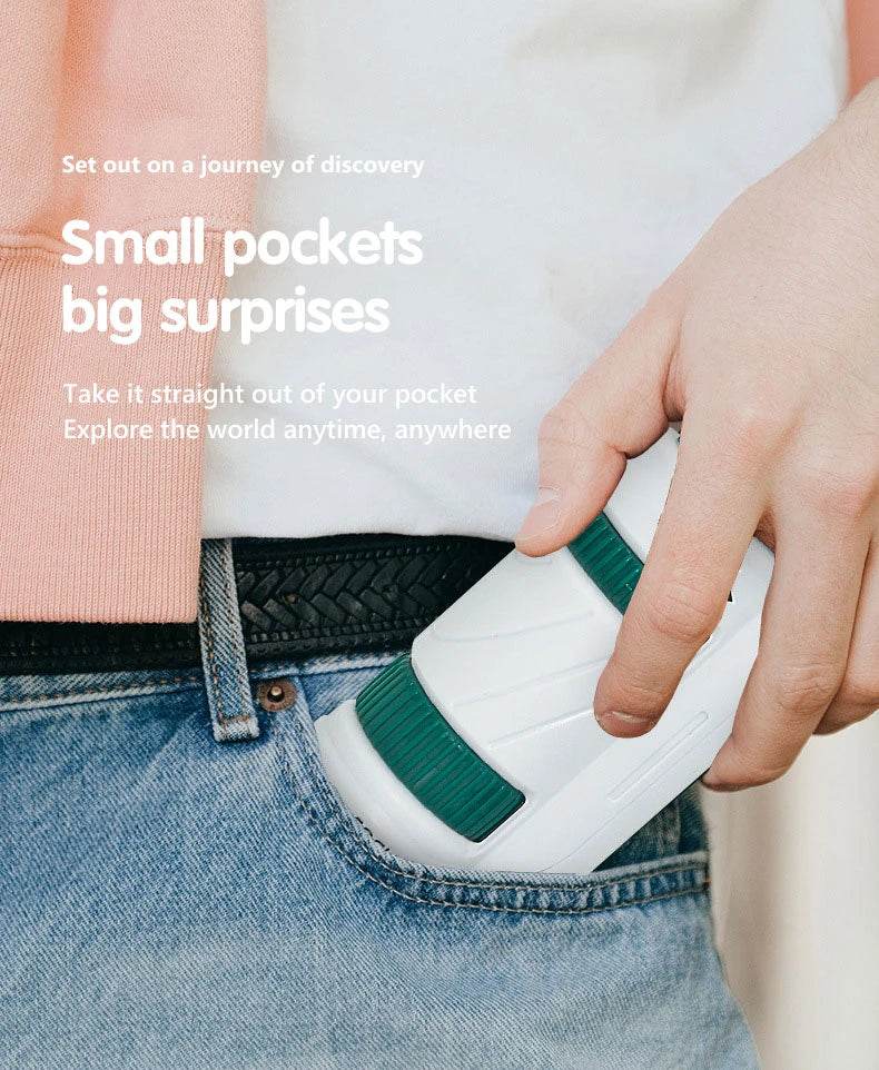 Kid Science Experiment Pocket Microscope Toy Kit 60-120x Educational Mini Handheld Microscope with Light Children STEM Toys Gift - ToylandEU