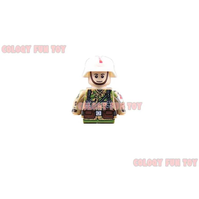 Kid's Building Block Toy New WW2 Military Soldier Mini Dolls - ToylandEU