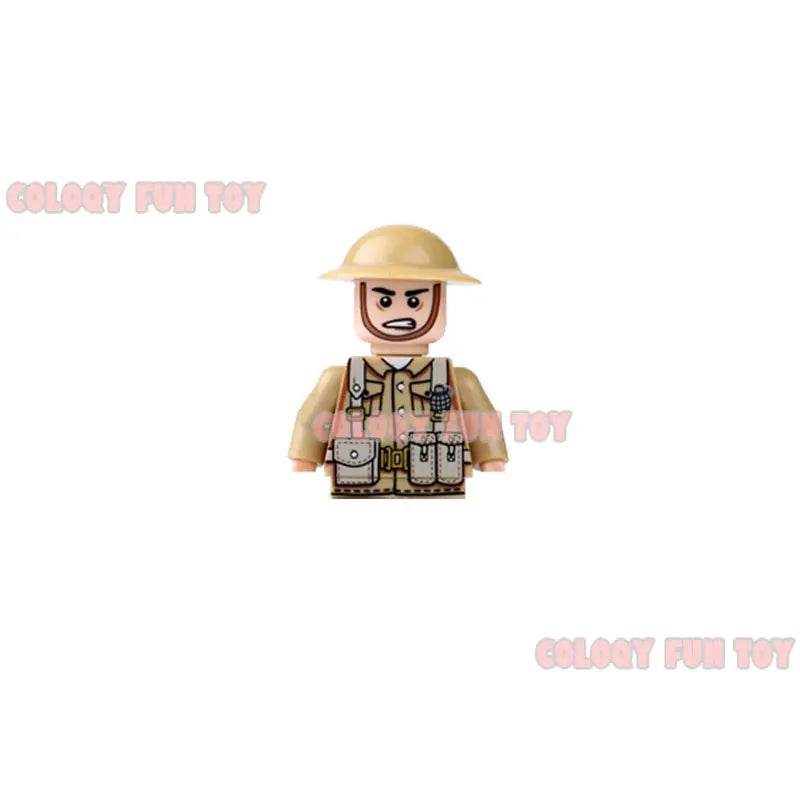 Kid's Building Block Toy New WW2 Military Soldier Mini Dolls - ToylandEU