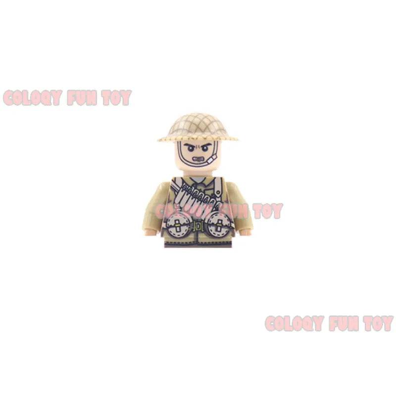 Kid's Building Block Toy New WW2 Military Soldier Mini Dolls - ToylandEU