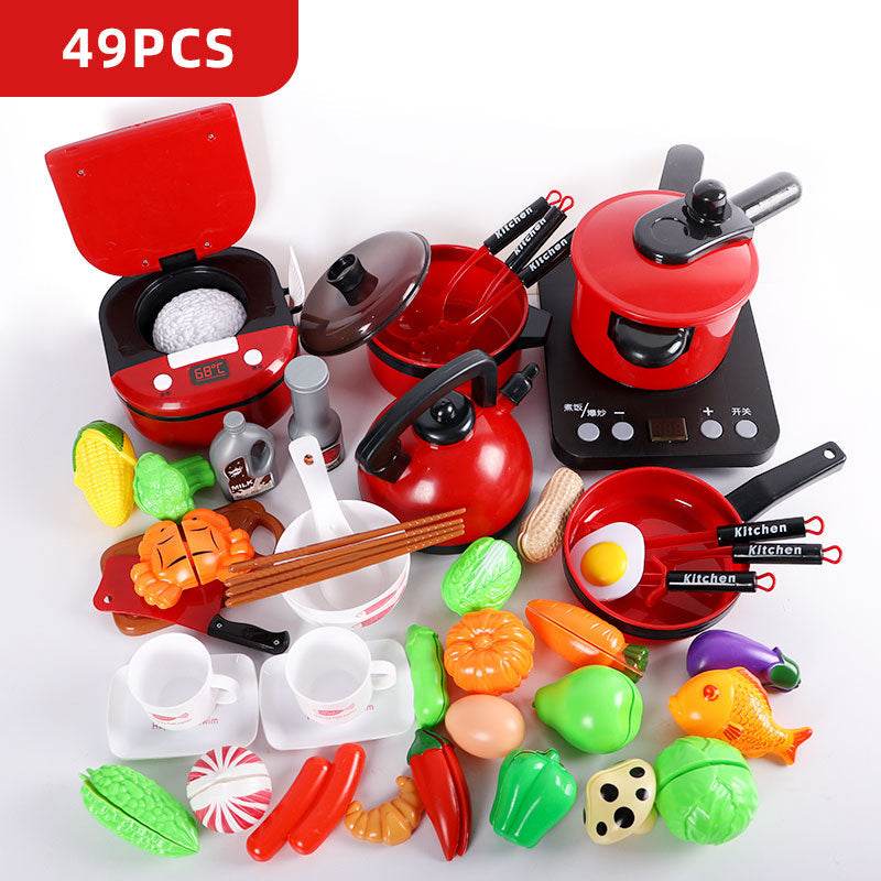 Kid's Mini Kitchen Cookware Play Set - Fun Pretend Cooking Toys! - ToylandEU