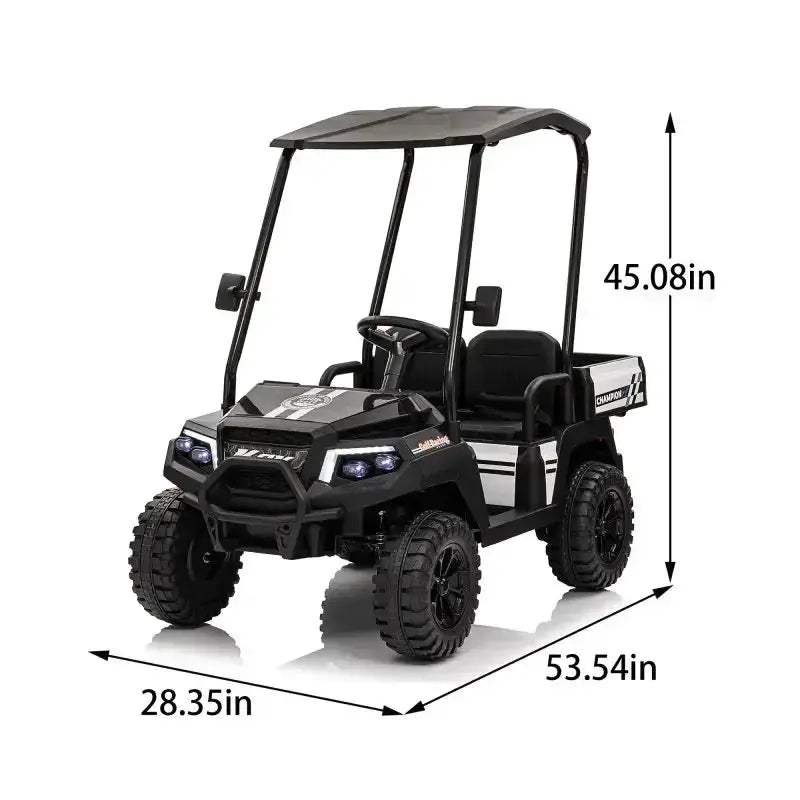 Kids 24V Electric Ride-On Truck With Remote And LED Taillights - ToylandEU