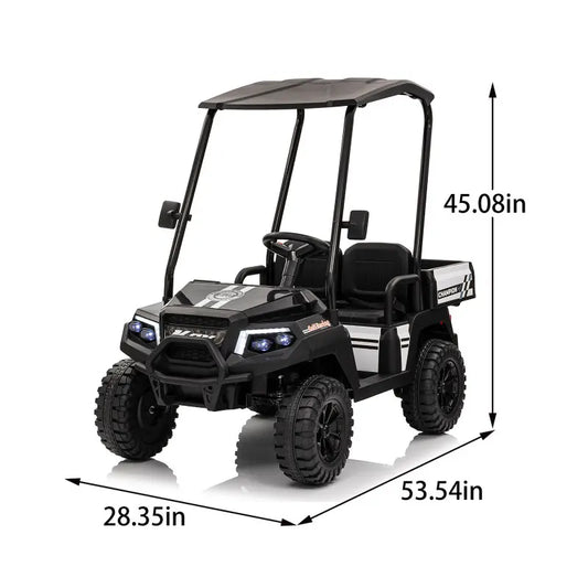 Kids 24V Electric Ride-On Truck With Remote And LED Taillights - ToylandEU