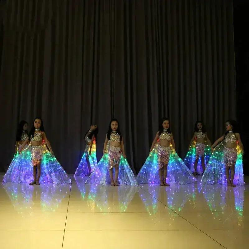  Kids 360 Degree LED Wings With Adjustable Stick -  ToylandEU™