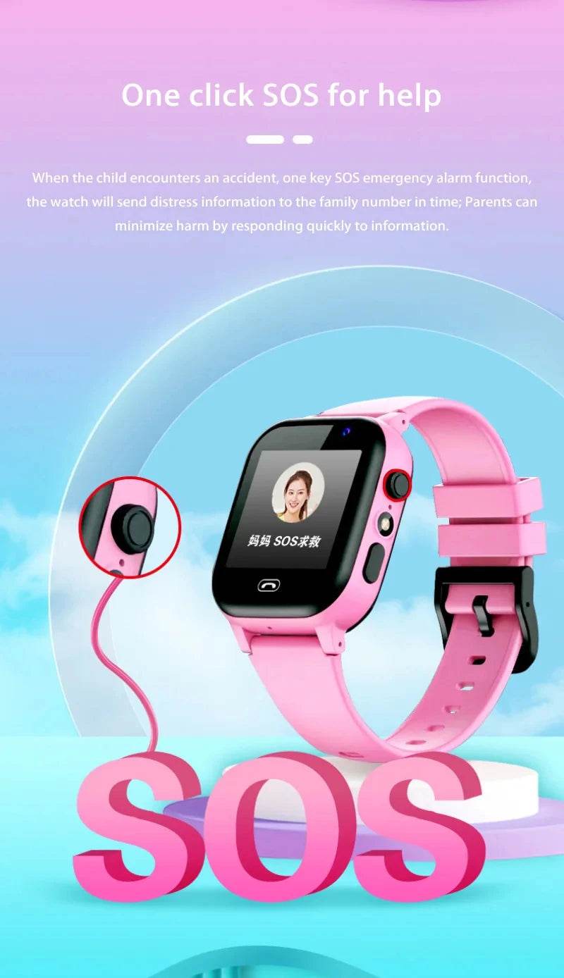 Kids 4G Smart Watch SOS GPS Location Video Call - ToylandEU