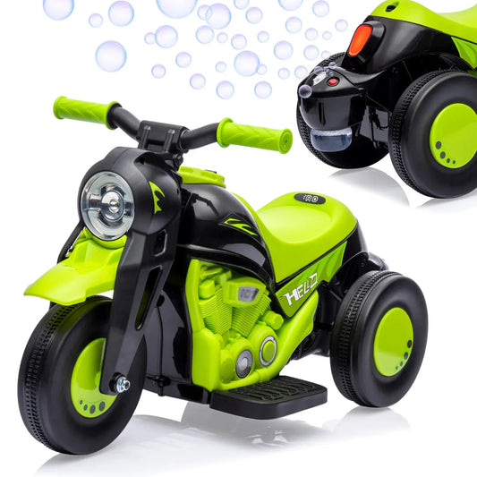 Kids 6V Ride On Bubble Car Motorcycle With Led Headlights - ToylandEU