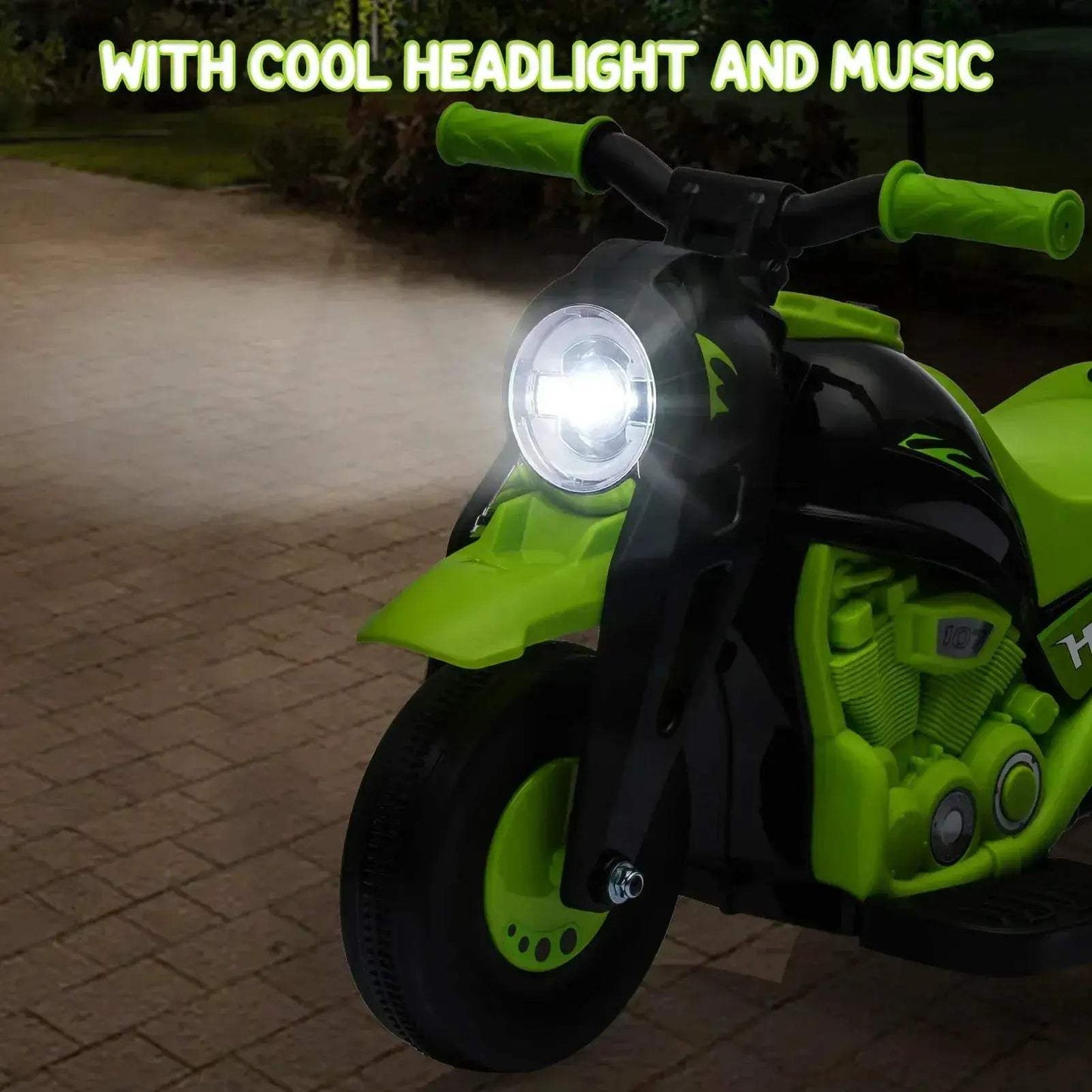Kids 6V Ride On Bubble Car Motorcycle With Led Headlights - ToylandEU