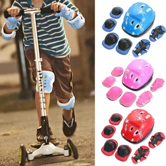  Kids Adjustable Protective Gear Set Helmet And Pads -  ToylandEU™