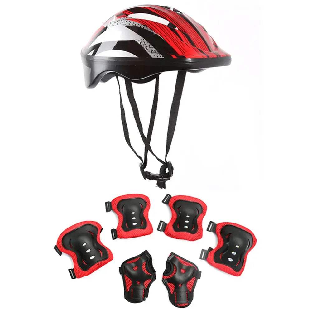 Kids Adjustable Protective Gear Set Helmet Pads For Skateboard - ToylandEU