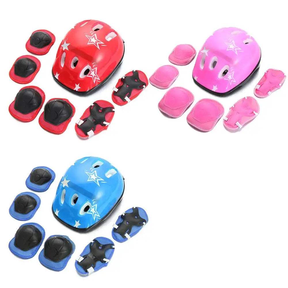 Kids Adjustable Protective Gear Set With Helmet And Pads - ToylandEU