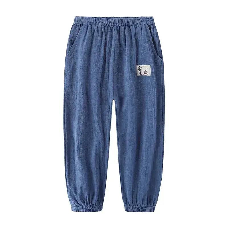  Kids Anti Mosquito Cotton Linen Long Pants Unisex -  ToylandEU™