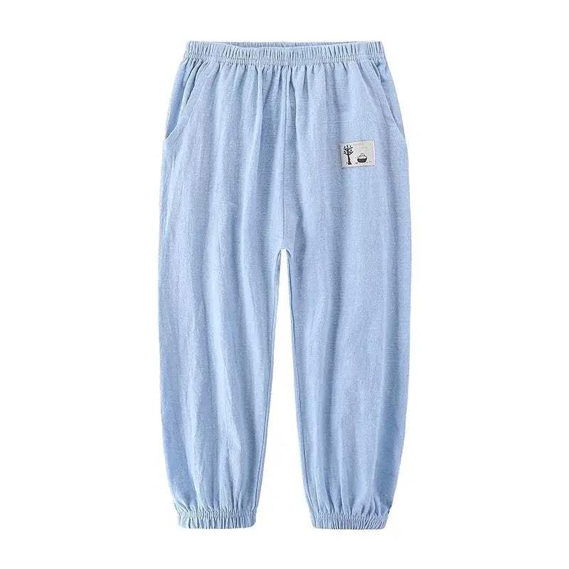  Kids Anti Mosquito Cotton Linen Long Pants Unisex -  ToylandEU™