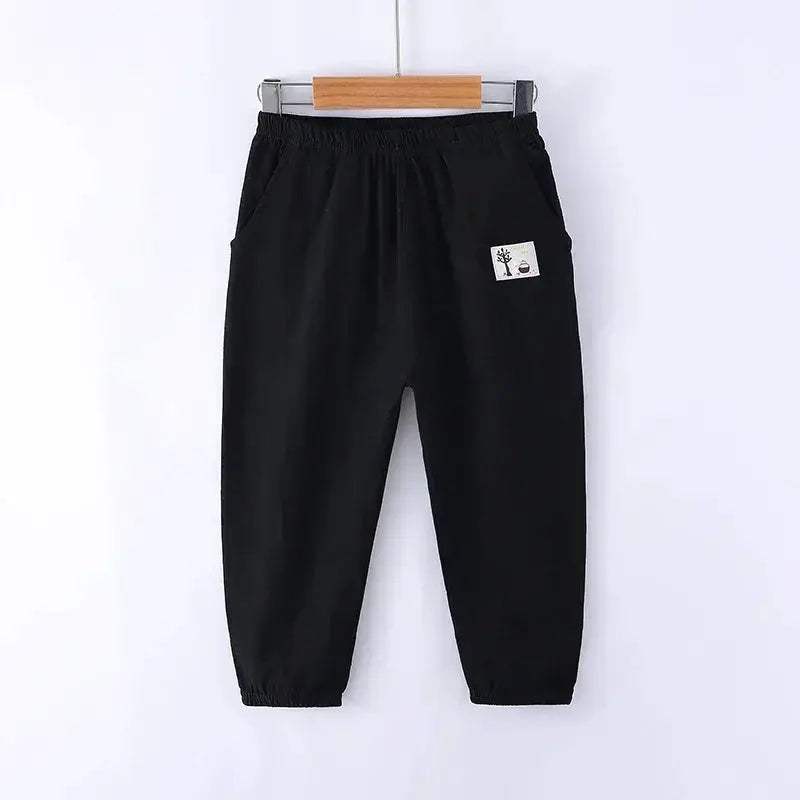 Kids Anti Mosquito Cotton Linen Long Pants Unisex -  ToylandEU™
