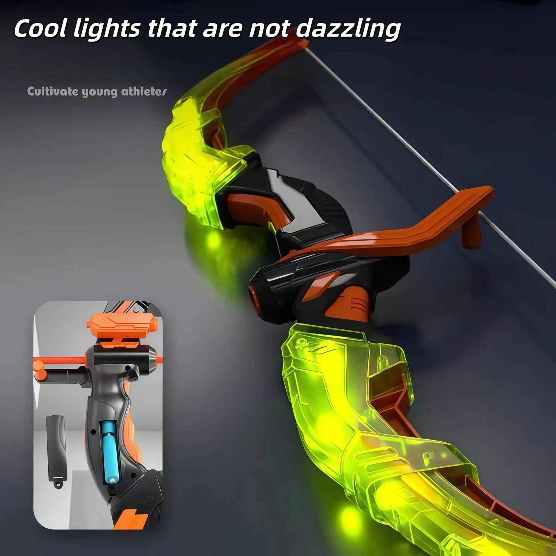  Kids Archery Set LED Light Suction Arrows Dartboard -  ToylandEU™