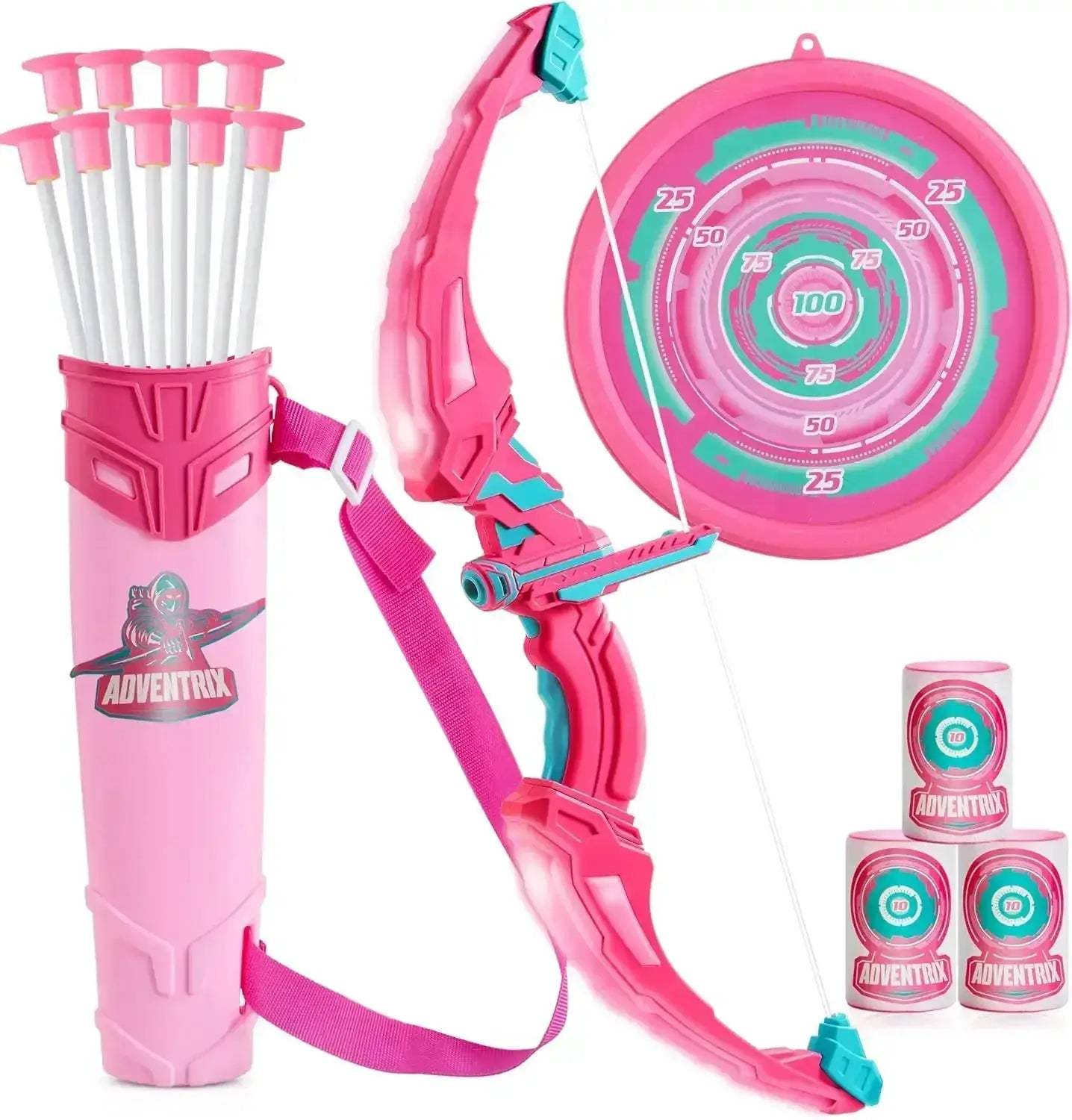 Kids Archery Set With LED Light Up Arrows Outdoors - ToylandEU