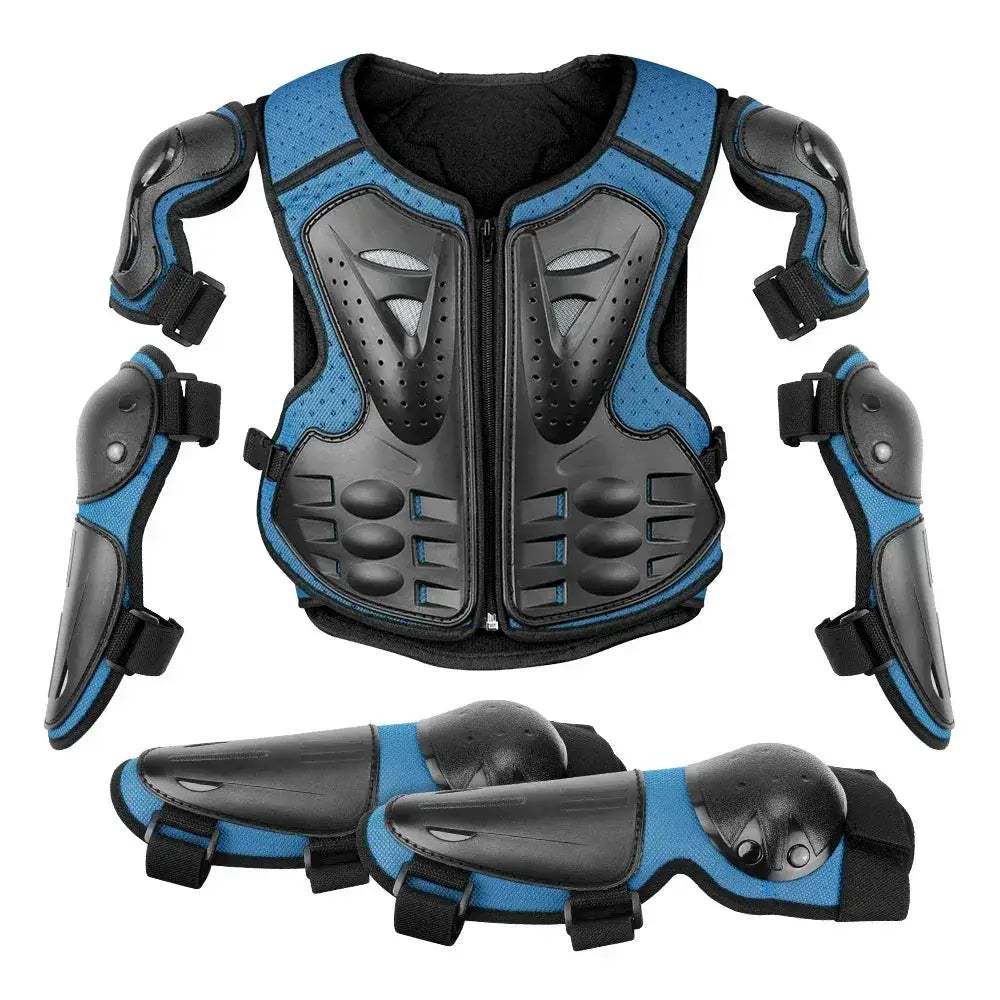 Kids Armor Vest With Back Protector For Cycling And Scooters - ToylandEU