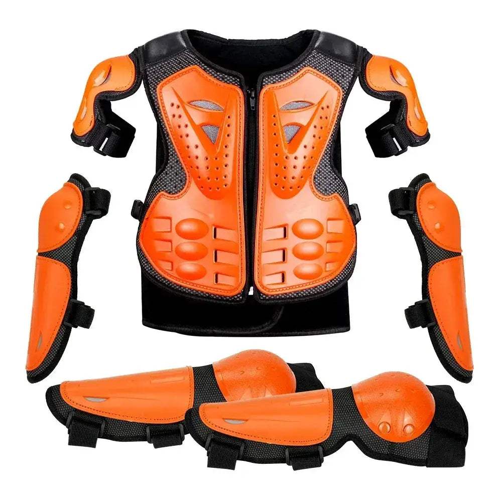 Kids Armor Vest With Back Protector For Cycling And Scooters - ToylandEU